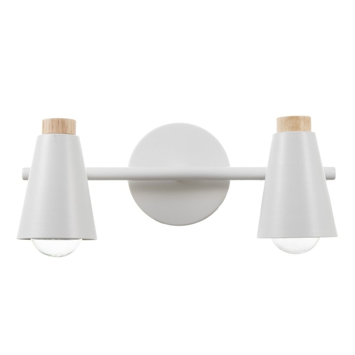 Спот Спот "Конус" 2х40Вт Е27 белый 30х12х16 см