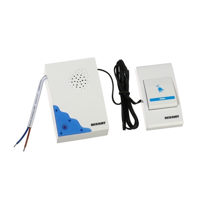 Звонок REXANT RX-8, проводной, 220 В, регулировка громкости, белый Звонок REXANT RX-8, проводной, 220 В, регулировка громкости, белый