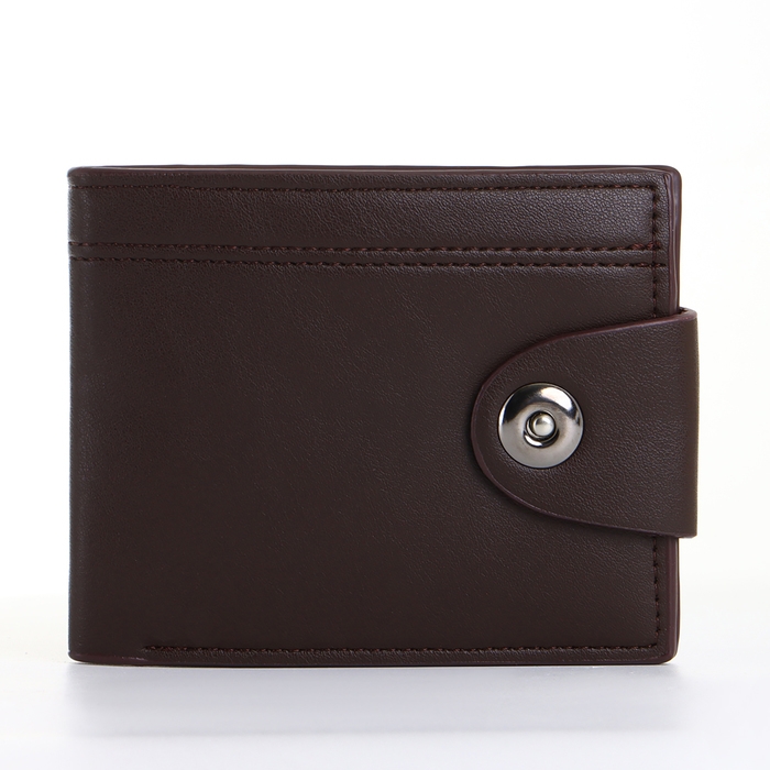 Портмоне мужское на магните, цвет коричневый Портмоне мужское на магните, цвет коричневый