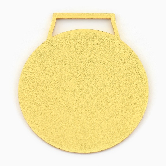 Медаль призовая 004, d= 5 см. 1 место. Цвет золото. Без ленты