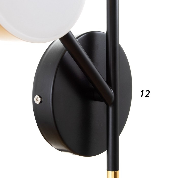 Бра 2292/2 LED 30Вт 3000-6000К черно-золотой 39х36х6 см