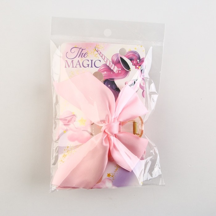 Краб для волос с бантом The magic, 8 х 3 х 2.5 см Краб для волос с бантом The magic, 8 х 3 х 2.5 см