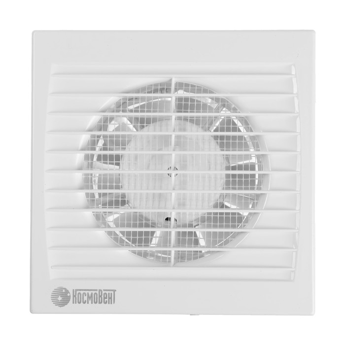 Вентилятор вытяжной Вентилятор вытяжной "КосмоВент" В100ВК-окш, d=100 мм, 144 м³/ч, с выключ, обр клапан, подш