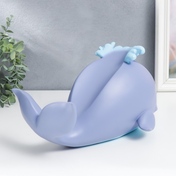 Сувенир полистоун подставка под бутылку Сувенир полистоун подставка под бутылку "Голубой кит" 14,5х18х27 см