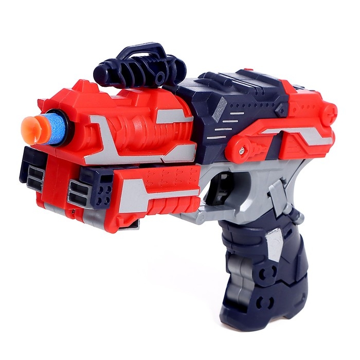 Робот «Бластер», трансформируется, стреляет мягкими пулями Робот «Бластер», трансформируется, стреляет мягкими пулями