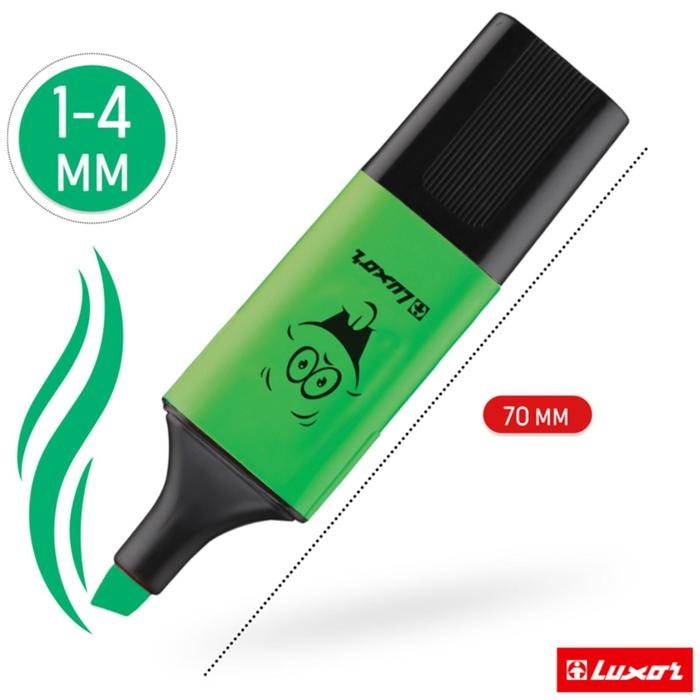 Маркер текстовыделитель Luxor Eyeliter mini, 1.0-4.5 мм, микс Маркер текстовыделитель Luxor Eyeliter mini, 1.0-4.5 мм, микс