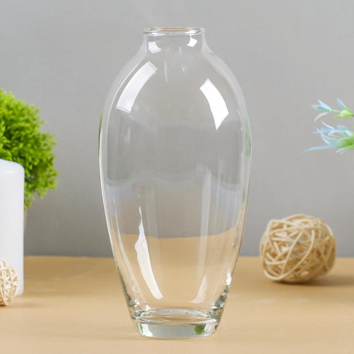 Ваза Ваза "Весна" 18/6 18х9см, 0,56л прозрачная