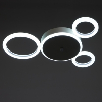 Люстра с ПДУ 2033/3 LED 68Вт белый 47х40х4,5 см BayerLux