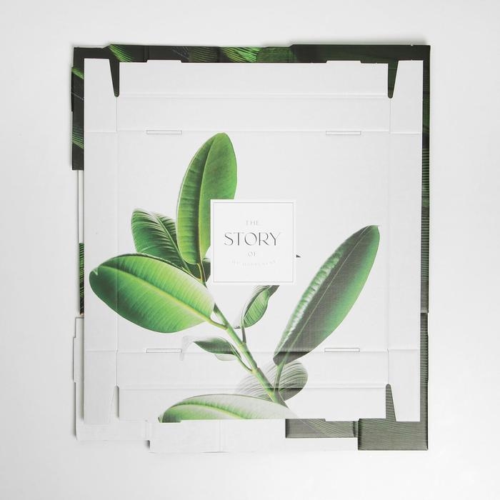 Коробка подарочная складная, упаковка, «Листья», 31 х 25.5 х 16 см Коробка подарочная складная, упаковка, «Листья», 31 х 25.5 х 16 см