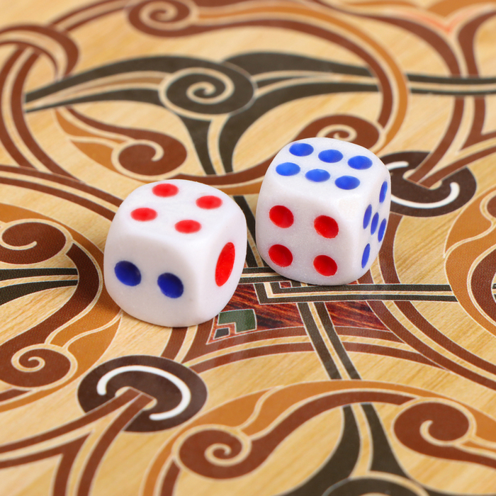 Нарды деревянные большие, настольная игра Нарды деревянные большие, настольная игра "Медведь", 50 х 50 см, с шашками