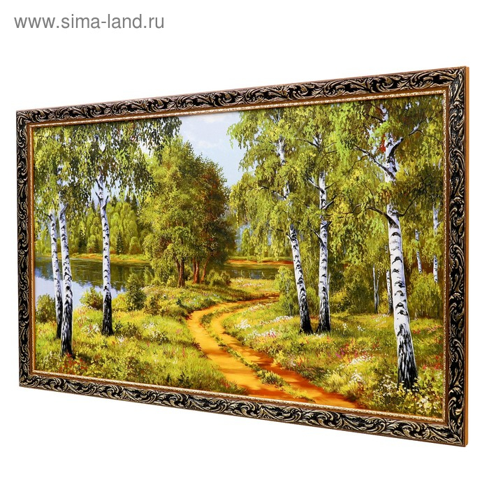 Картина  Картина "Дорога среди берез" 67х107 см