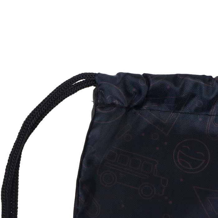 Мешок для обуви 420 х 340 мм, Calligrata МСО-5С, (мягкий полиэстер, плотность 210D),  Мешок для обуви 420 х 340 мм, Calligrata МСО-5С, (мягкий полиэстер, плотность 210D), "Школа"