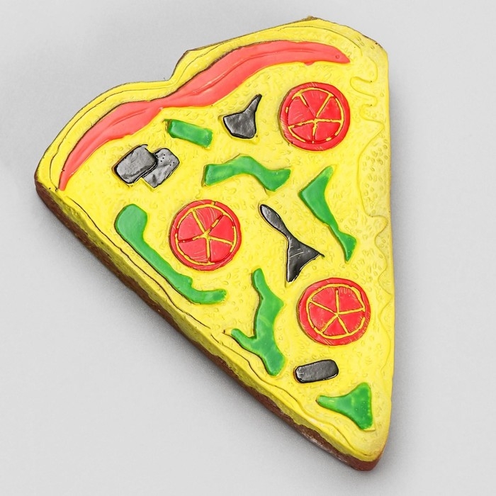 Игрушка плотная пищащая Игрушка плотная пищащая "Пицца" для собак, 12 см