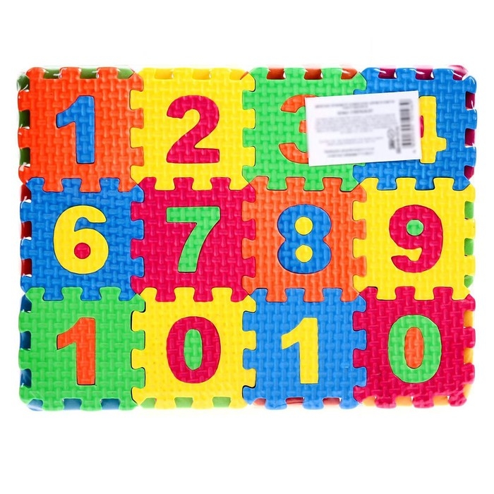 Пазлы мягкие «Союзмультфильм с цифрами», 36 элементов Пазлы мягкие «Союзмультфильм с цифрами», 36 элементов