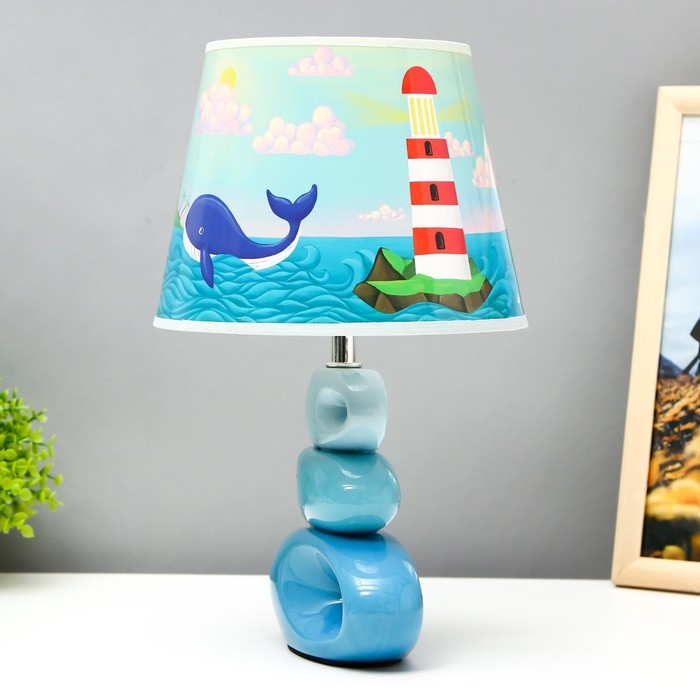 Настольная лампа  Настольная лампа "Корабли" Е14 40Вт 25х25х38 см RISALUX