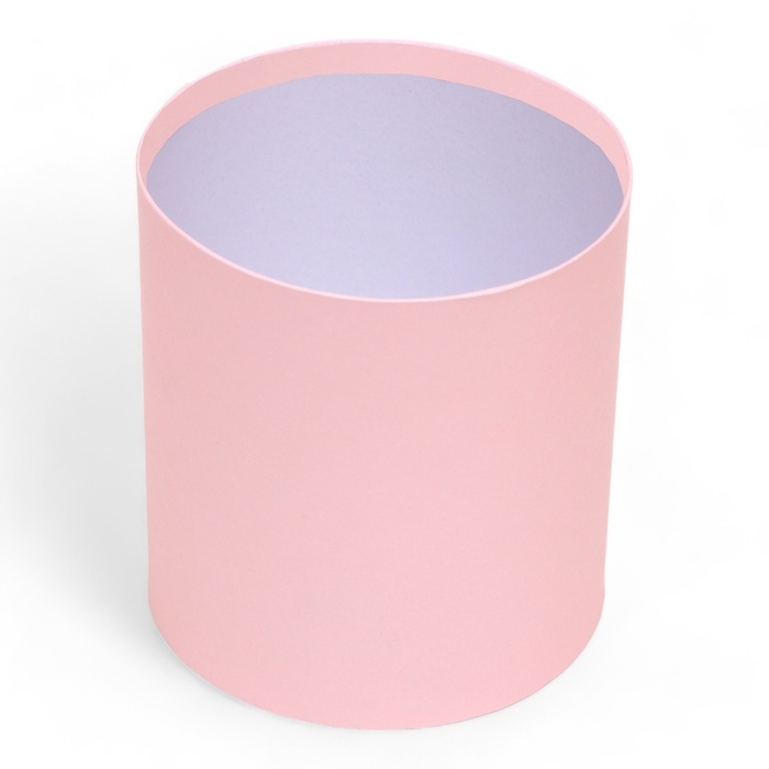 Набор круглых коробок 2в1 , Набор круглых коробок 2в1 ,"Кремовый", без крышки, 10 х 10 х 10,5см