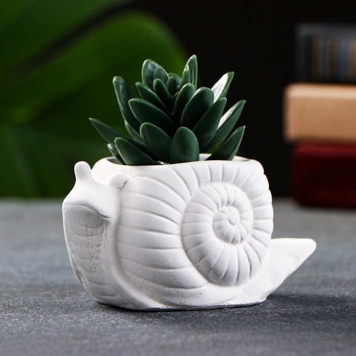 Фигурное кашпо  Фигурное кашпо "Улитка" 6х11х6см