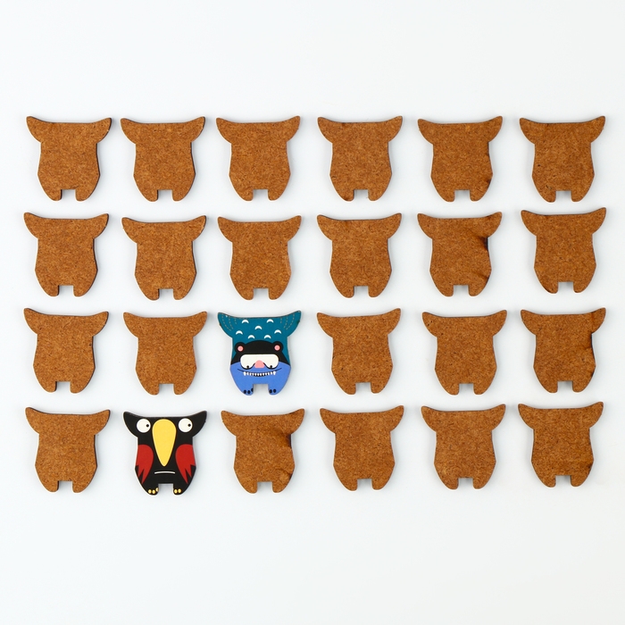 Игра настольная мемо «Монстрики» Far far land wood (24 фишки в коробке) Игра настольная мемо «Монстрики» Far far land wood (24 фишки в коробке)