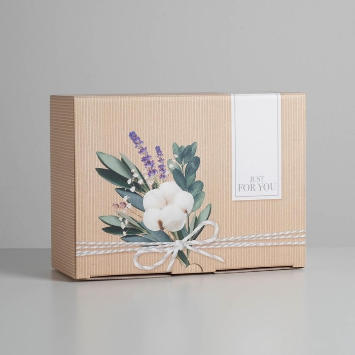 Коробка‒пенал, упаковка подарочная, «Just for you», 26 х 19 х 10 см Коробка‒пенал, упаковка подарочная, «Just for you», 26 х 19 х 10 см