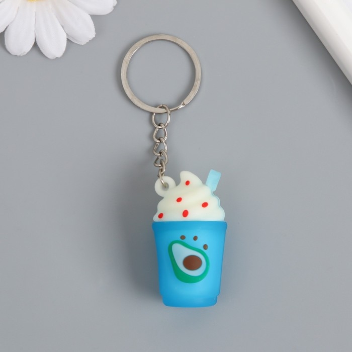 Брелок резина  Брелок резина "Фруктовый лимонад" МИКС 4,7х3х3 см