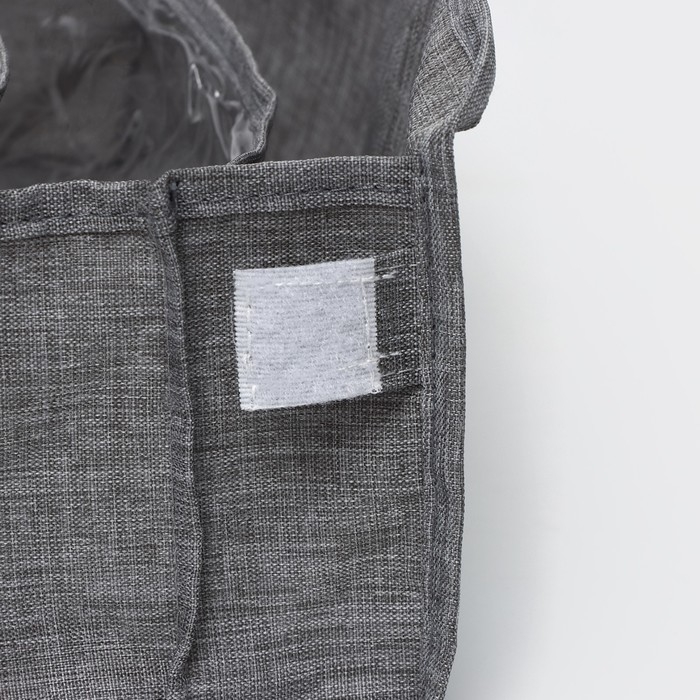 Органайзер для хранения белья Доляна, 7 ячеек, 35×30×13 см, цвет серый Органайзер для хранения белья Доляна, 7 ячеек, 35×30×13 см, цвет серый