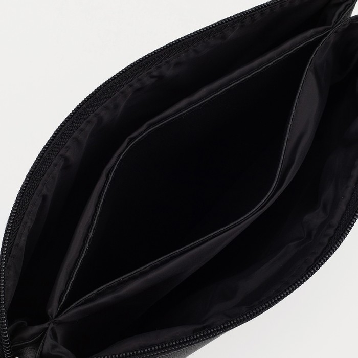 Сумка кросс-боди на молнии, цвет чёрный Сумка кросс-боди на молнии, цвет чёрный