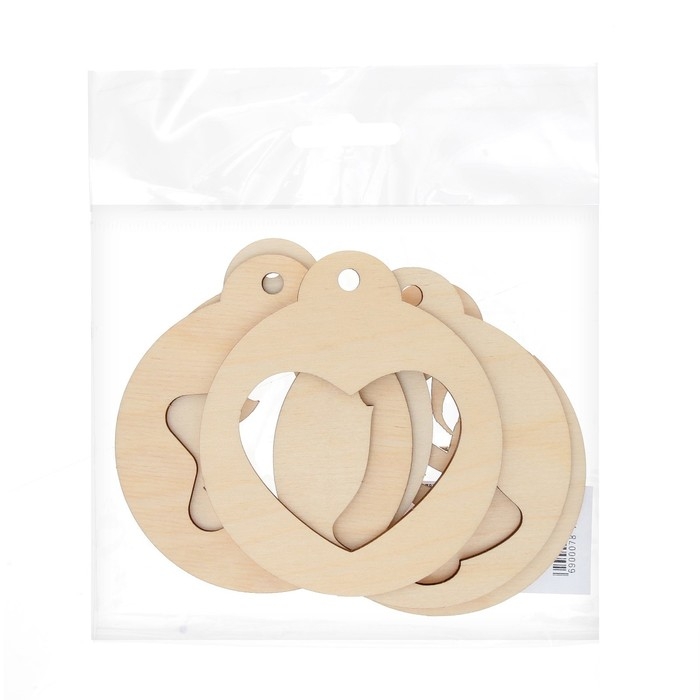 Набор для творчества «Роспись по дереву» 5 шт., с ленточкой Набор для творчества «Роспись по дереву» 5 шт., с ленточкой