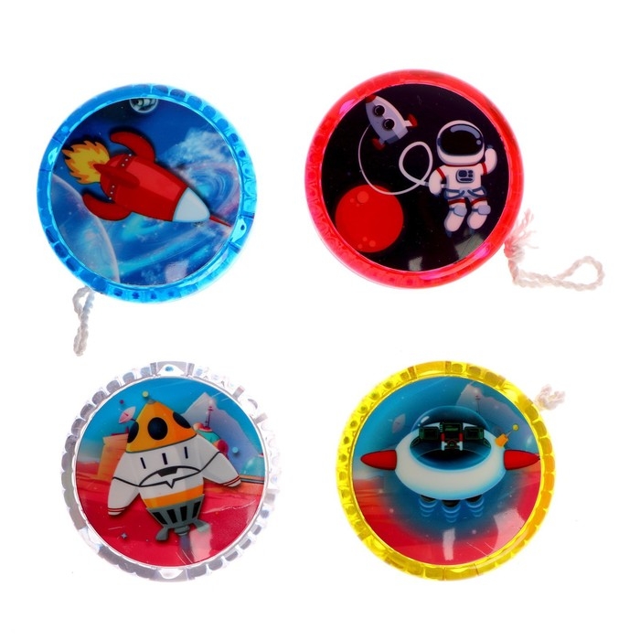 Йо-йо &laquo;Космос&raquo; световой, виды МИКС