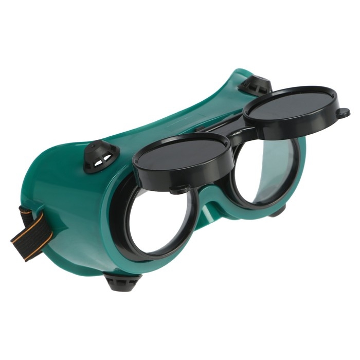 Очки защитные ТУНДРА, круглые, с затемненными стеклами