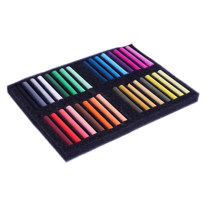 Пастель сухая, набор 32 цветов, Soft, Пастель сухая, набор 32 цветов, Soft, "Аква-Колор" (художественная)