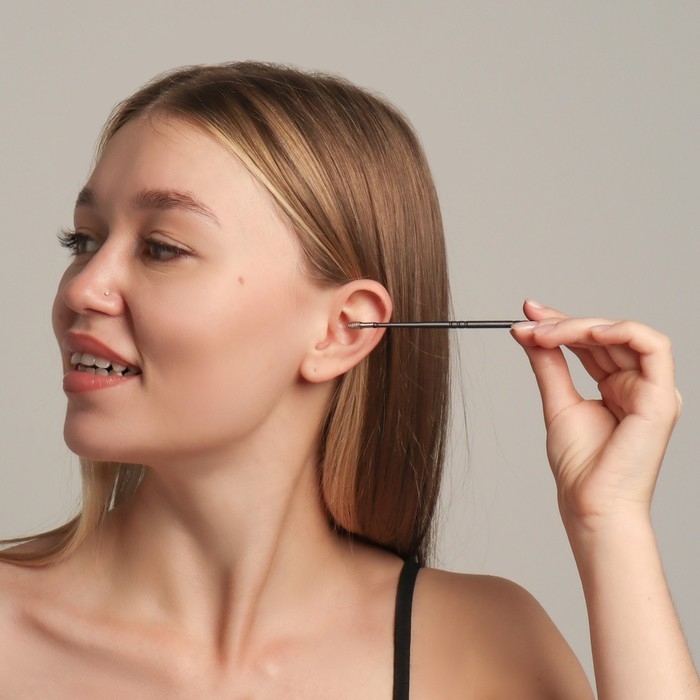 Набор для чистки ушей, 3 предмета, в пластиковом футляре, 10,5 × 3 × 1 см, цвет чёрный Набор для чистки ушей, 3 предмета, в пластиковом футляре, 10,5 × 3 × 1 см, цвет чёрный