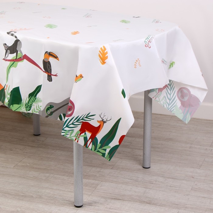 Скатерть &laquo;Животные&raquo; 130х 274 см