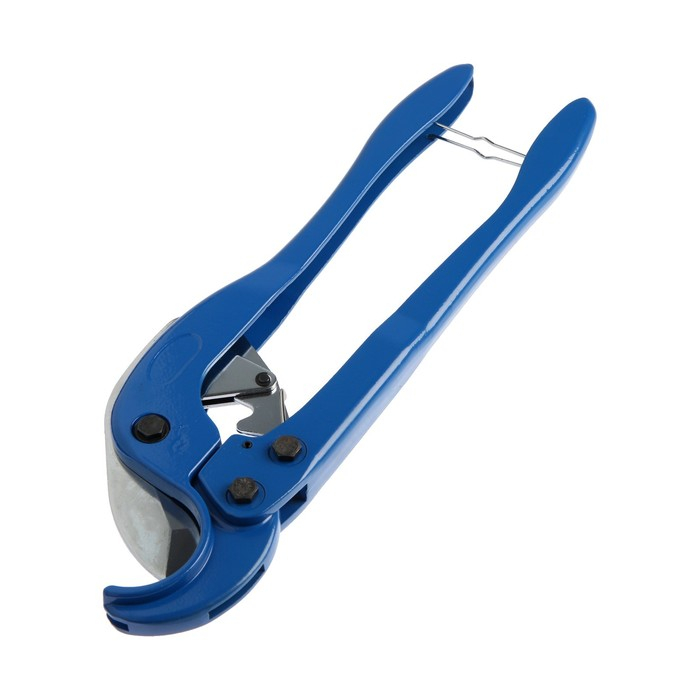 Ножницы для резки труб ТУНДРА по пластику, полуавтомат, усиленные, удлиненные, до 64 мм Ножницы для резки труб ТУНДРА по пластику, полуавтомат, усиленные, удлиненные, до 64 мм