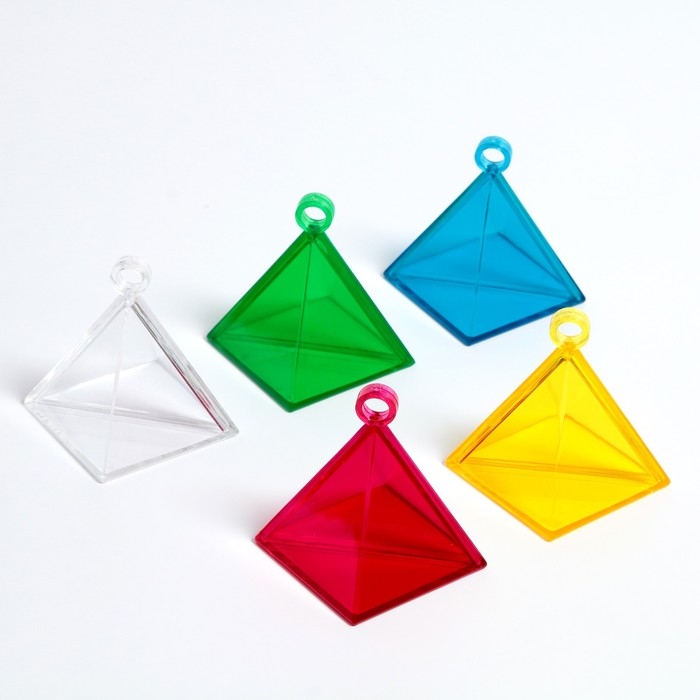 Грузик для воздушных шаров «Пирамидка», 8 х 6 х 6 см, цвета МИКС Грузик для воздушных шаров «Пирамидка», 8 х 6 х 6 см, цвета МИКС