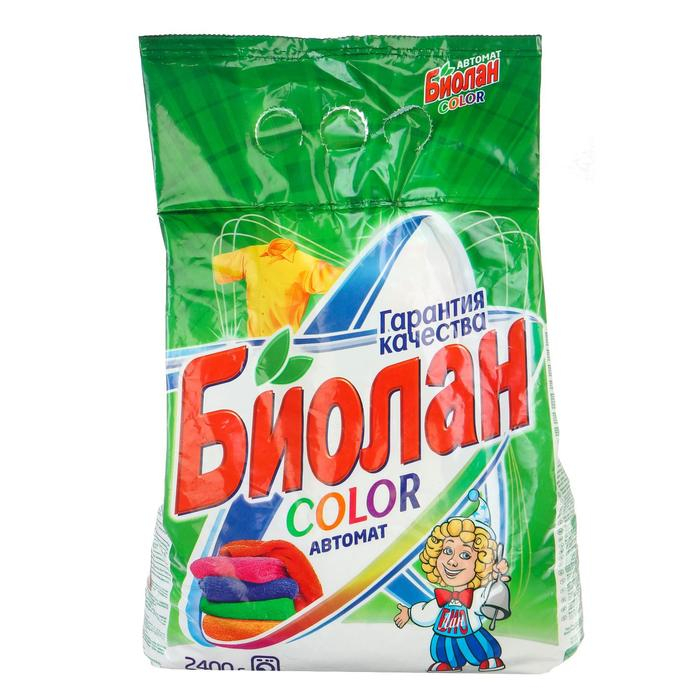 Стиральный порошок  Стиральный порошок "Биолан" Color, автомат, 2.4 кг