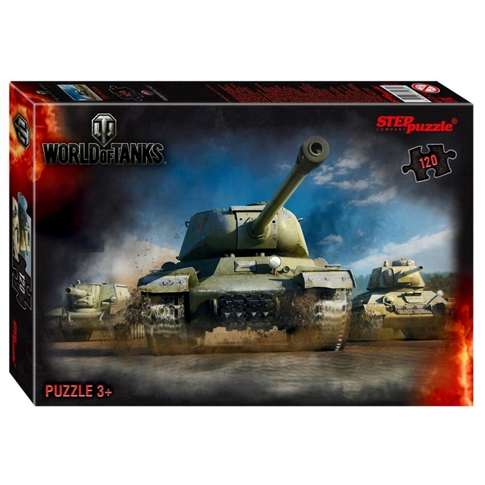Пазл World of Tanks, 120 элементов, МИКС Пазл World of Tanks, 120 элементов, МИКС