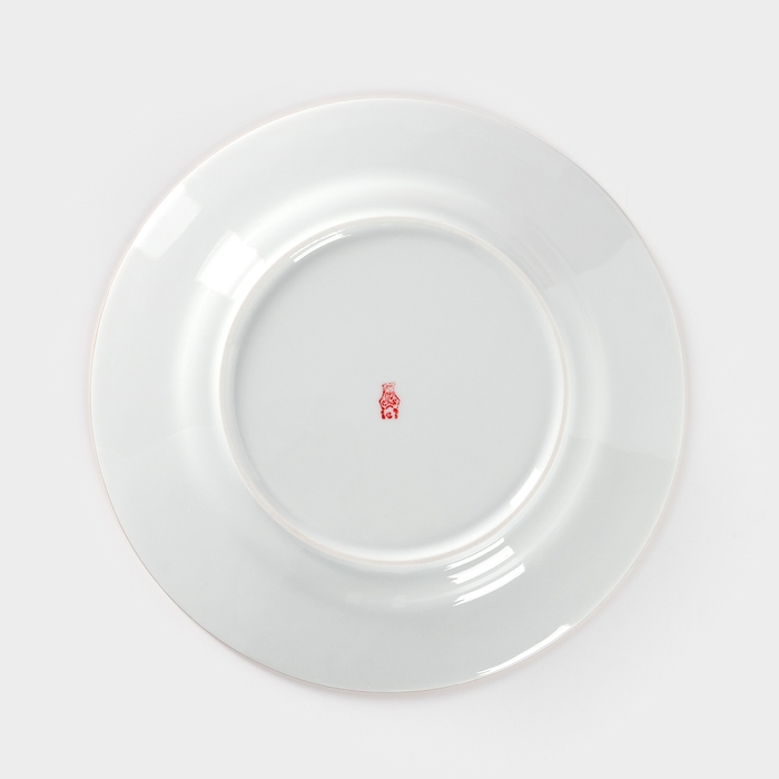 Тарелка фарфоровая «Мадонна», d=24 см, белая Тарелка фарфоровая «Мадонна», d=24 см, белая