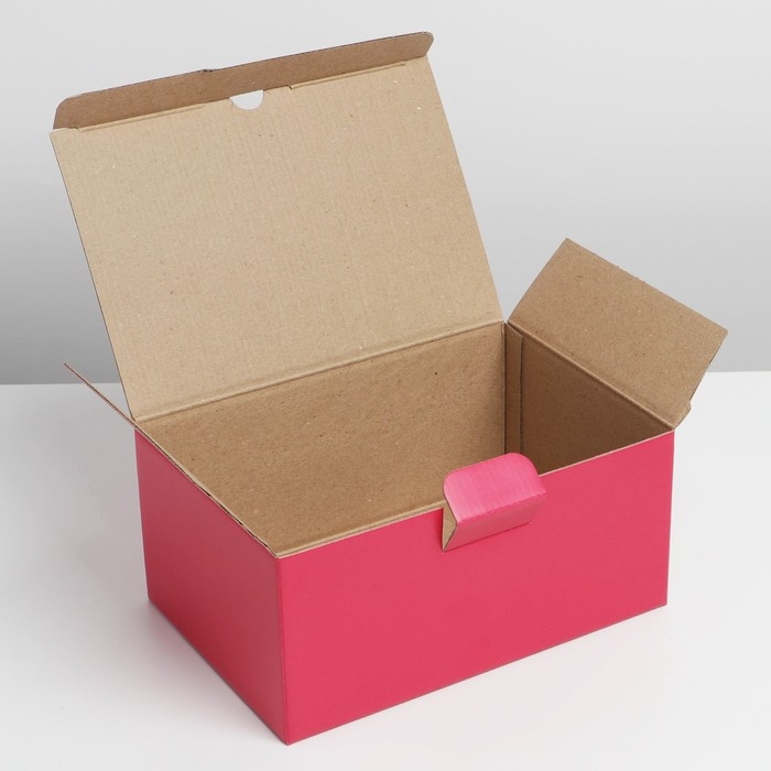 Коробка подарочная складная, упаковка, «Фуксия», 22 х 15 х 10 см Коробка подарочная складная, упаковка, «Фуксия», 22 х 15 х 10 см