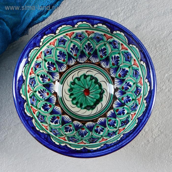 Коса Риштанская Керамика  Коса Риштанская Керамика "Узоры", 18 см, большая,  микс