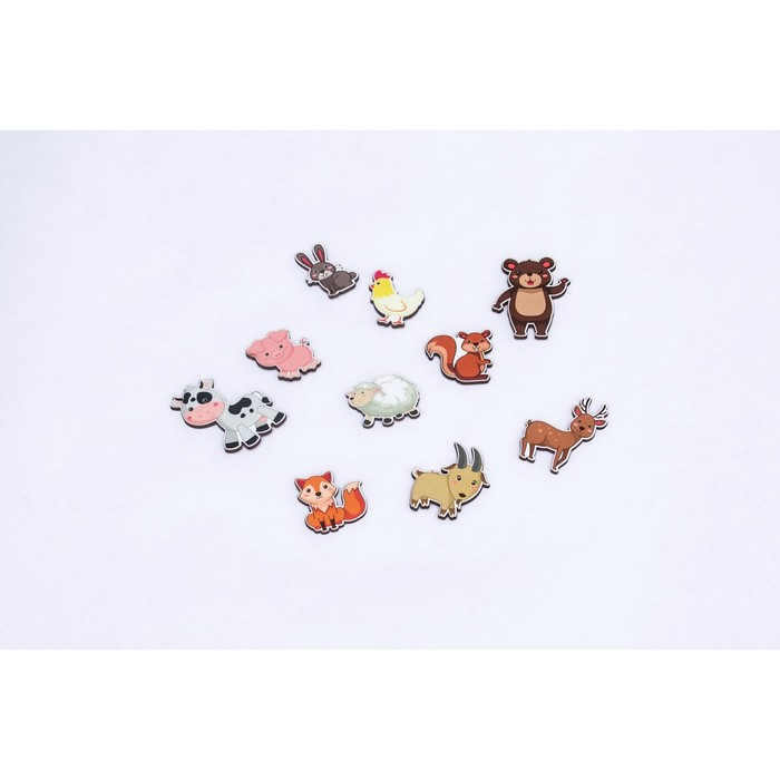 Сортер «Какая разница? Домашние и дикие животные», на липучках, детали: 4 см Сортер «Какая разница? Домашние и дикие животные», на липучках, детали: 4 см