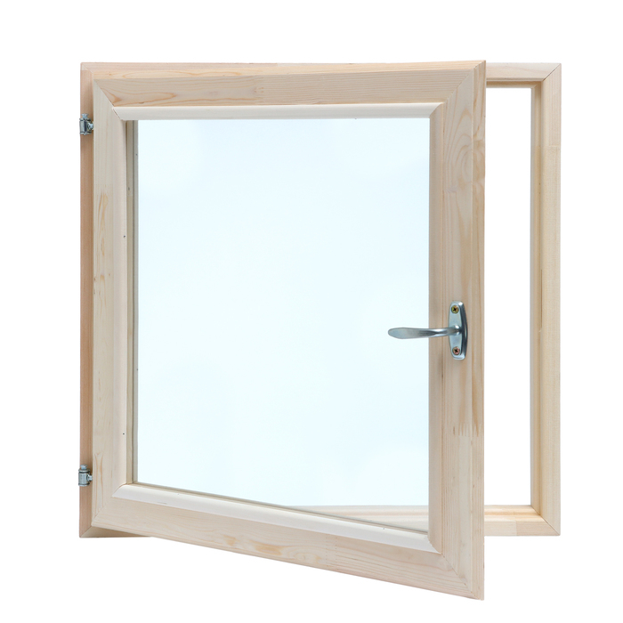 Окно, 60×60см, двойное стекло ХВОЯ Окно, 60×60см, двойное стекло ХВОЯ