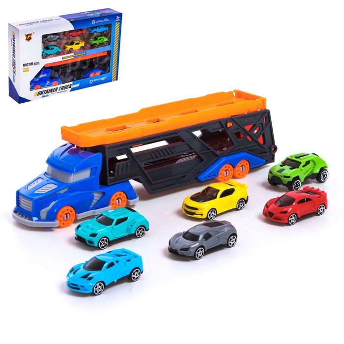 Грузовик &laquo;Трейлер&raquo;, с 6 машинами