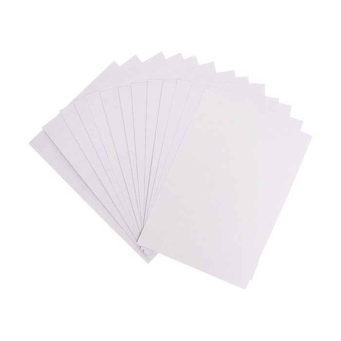 Картон белый А4, 16 листов  Картон белый А4, 16 листов "Зайка", односторонний, немелованный, 220 г/м2