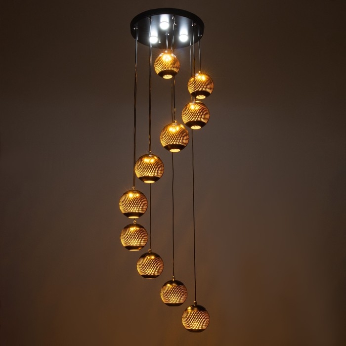 Каскад Каскад "Билли" 10LED+3LED 79Вт ПДУ черный 40х40х200см BayerLux