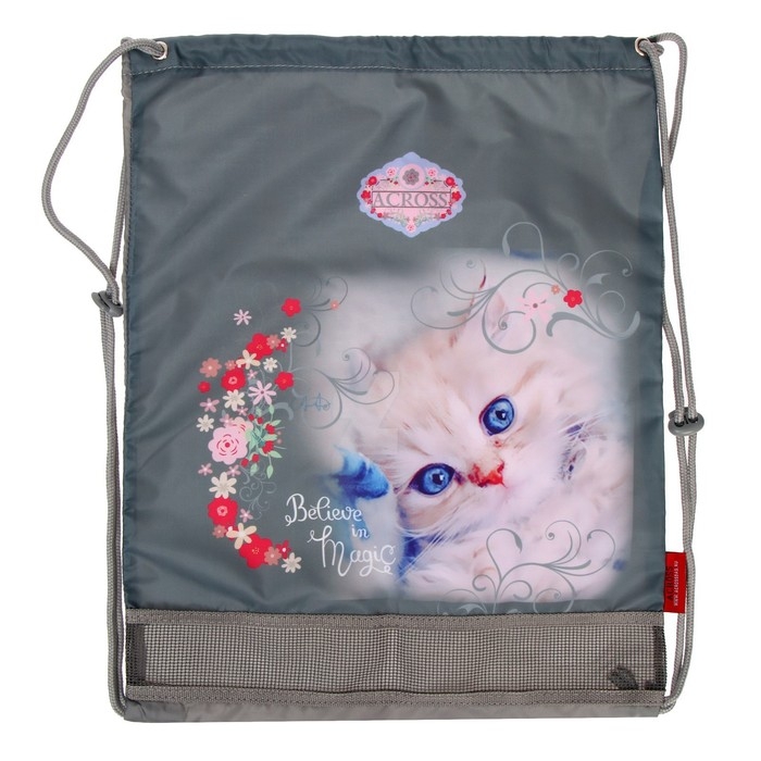 Ранец школьный Стандарт, раскаладной, 35 х 22 х 12 см, Across 191, наполнение: мешок, серый ACR22-191-9 Ранец школьный Стандарт, раскаладной, 35 х 22 х 12 см, Across 191, наполнение: мешок, серый ACR22-191-9