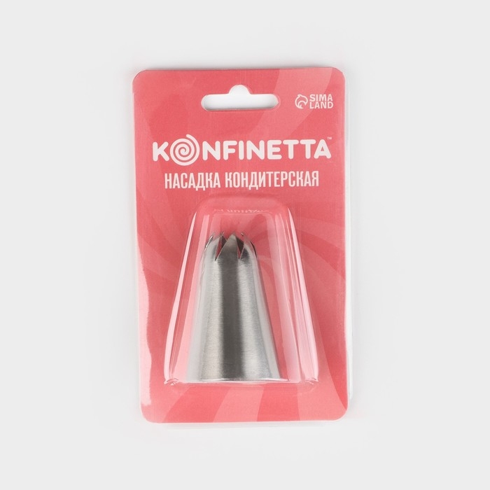 Насадка кондитерская KONFINETTA, d=3 см, выход d=1,7 см, нержавеющая сталь Насадка кондитерская KONFINETTA, d=3 см, выход d=1,7 см, нержавеющая сталь
