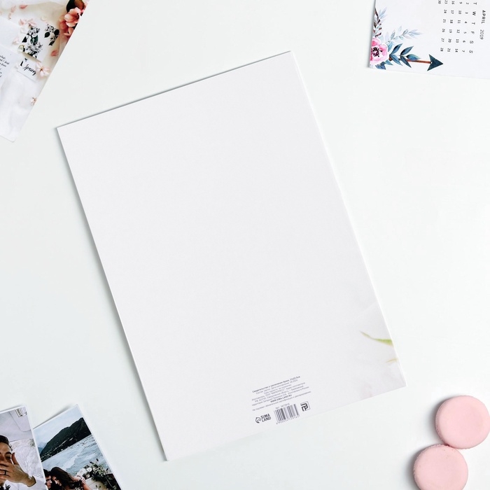 Папка для свидетельства о заключении брака «Белые розы», А4 Папка для свидетельства о заключении брака «Белые розы», А4