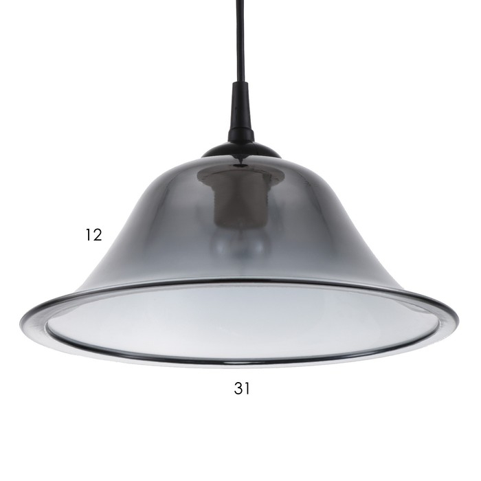 Светильник BayerLux Эльвира 1хЕ27 тонированный 30х30х12см Светильник BayerLux Эльвира 1хЕ27 тонированный 30х30х12см