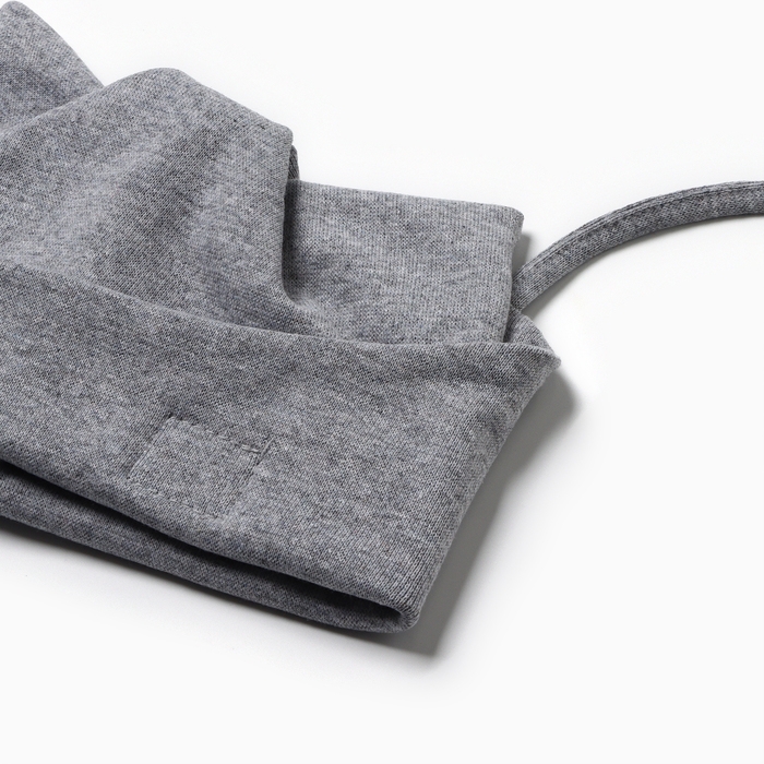 Шапка детская Кошка, цвет серый меланж, размер 42-46 Шапка детская Кошка, цвет серый меланж, размер 42-46