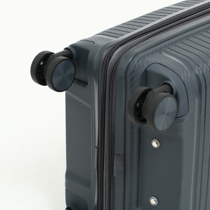 Чемодан малый 47 л (S) Bagvoyage, отдел на молнии, с расширением, кодовый замок, 4 колеса, цвет серый Чемодан малый 47 л (S) Bagvoyage, отдел на молнии, с расширением, кодовый замок, 4 колеса, цвет серый